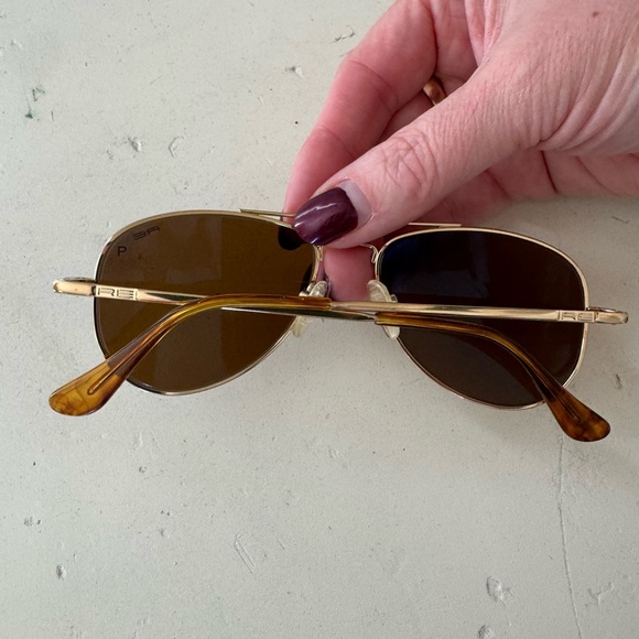 Randolph Engineering Concorde Gold Aviator Sunglasses - Picture 5 of 10